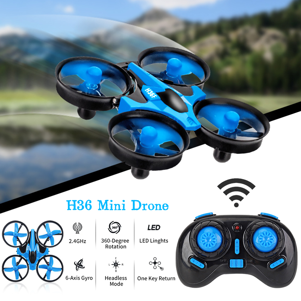 JJRC H36 Mini Rc Drone 4ch 6-A - Drone Remote Controller Lanyard reseña y precio