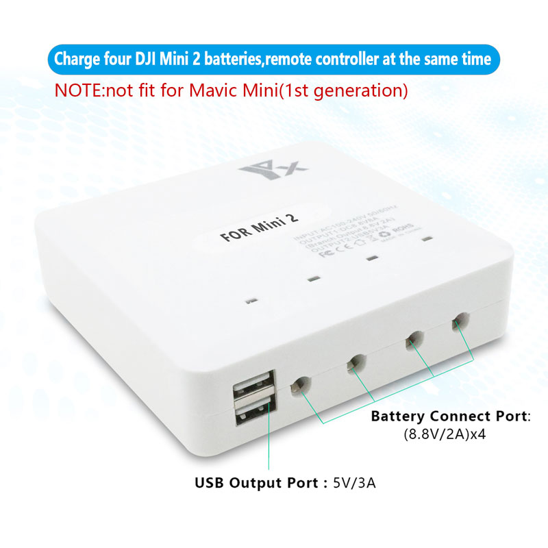 YX 6IN1 Fast Smart Battery Cha - Drone Charging Hub reseña y precio