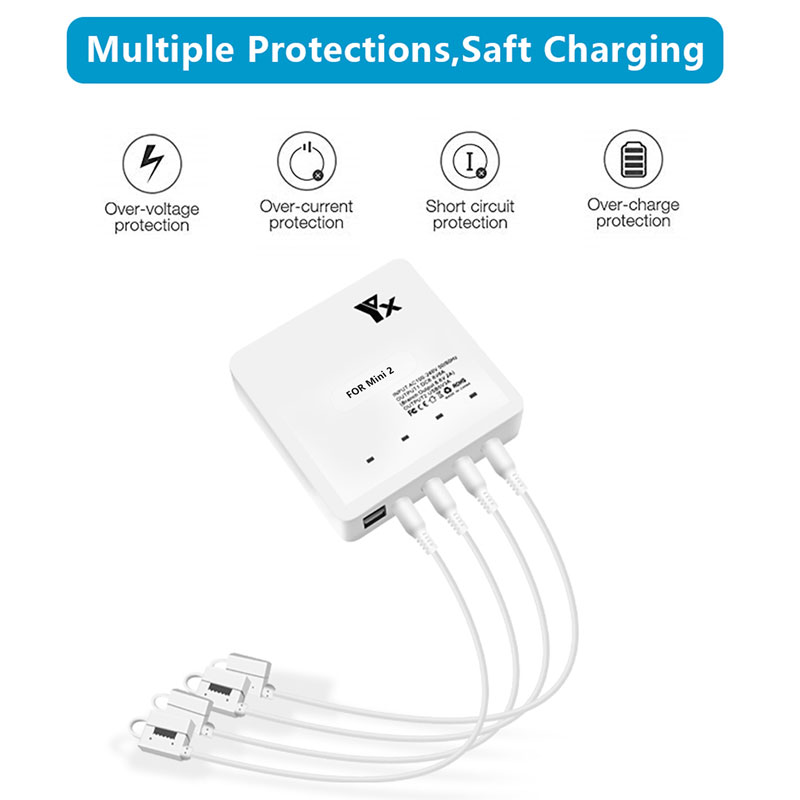 YX 6IN1 Fast Smart Battery Cha - Drone Charging Hub reseña y precio
