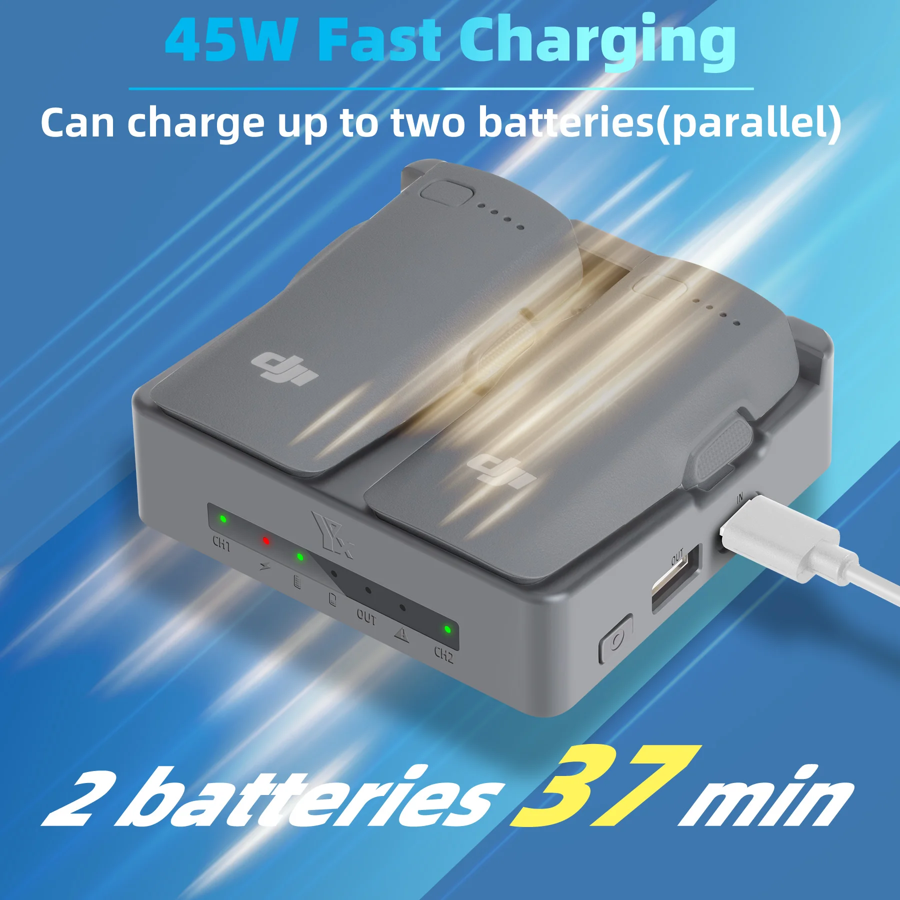 NEO 2 Fast Charging Hub Batter - Drone Charging Hub reseña y precio
