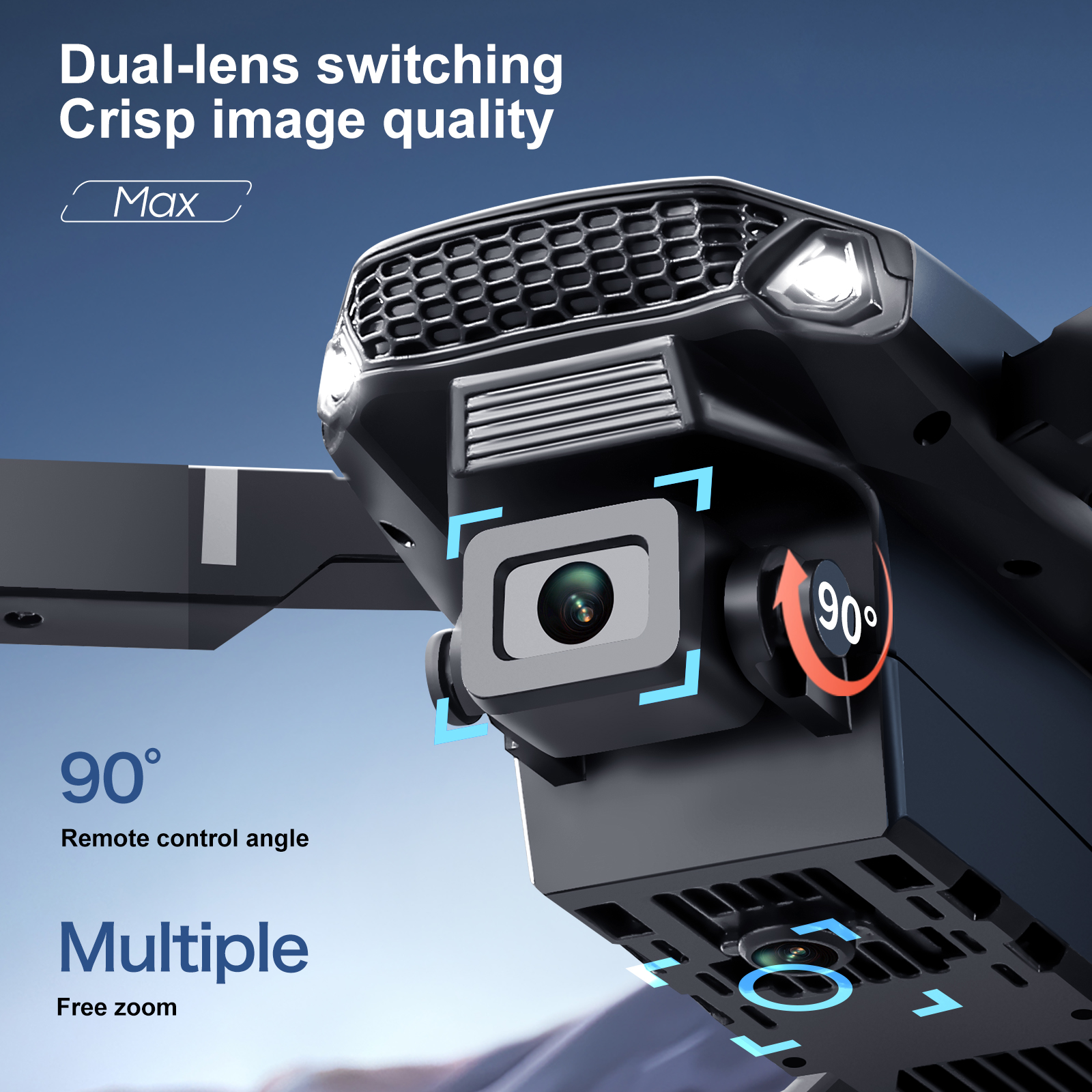 2025 New E88 E99 Upgraded Dron - Drone Controller Screen reseña y precio