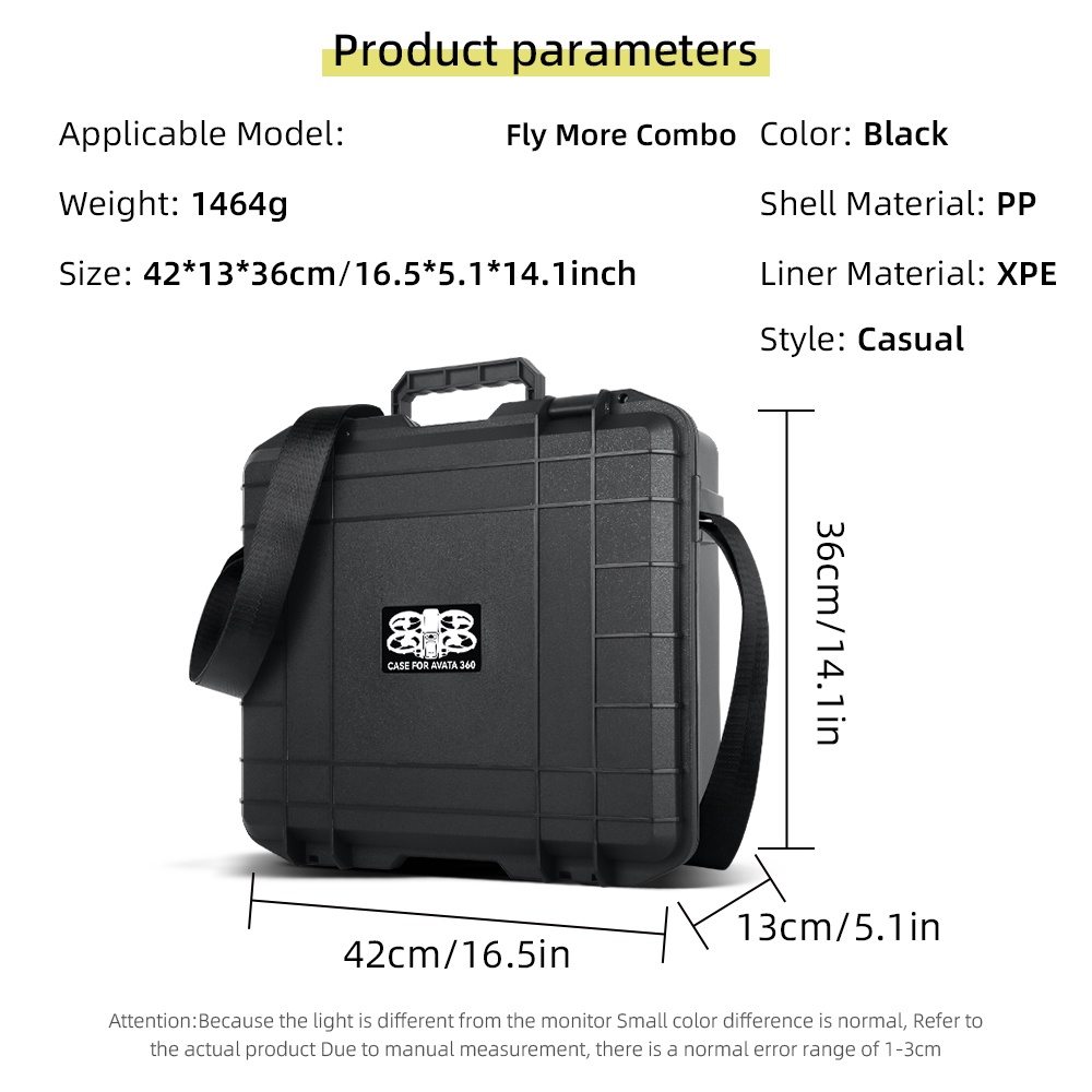 Explosion-Proof Case Storage B - Drone Hard Shell Case reseña y precio