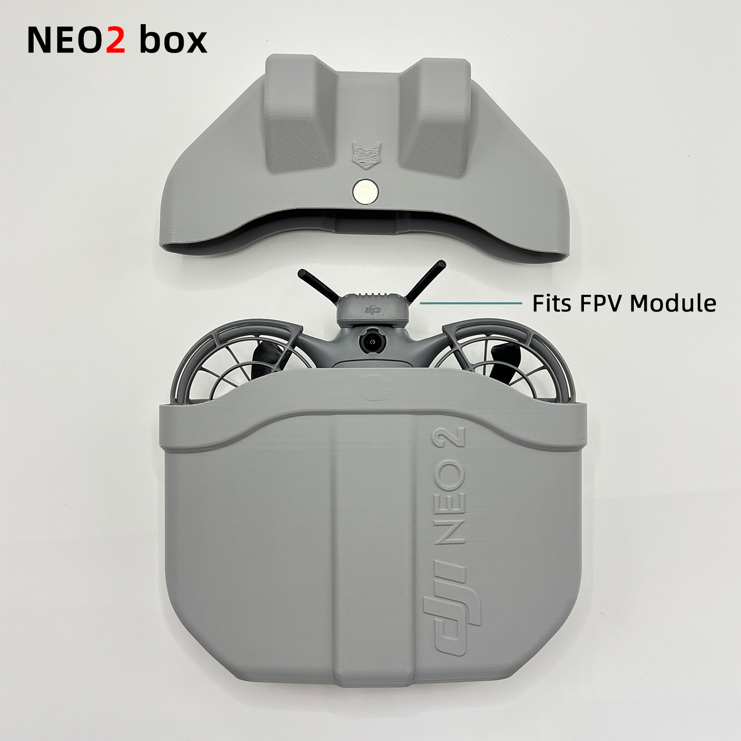 Magnetic Snap Lid Case for DJI - Drone Carrying Case reseña y precio