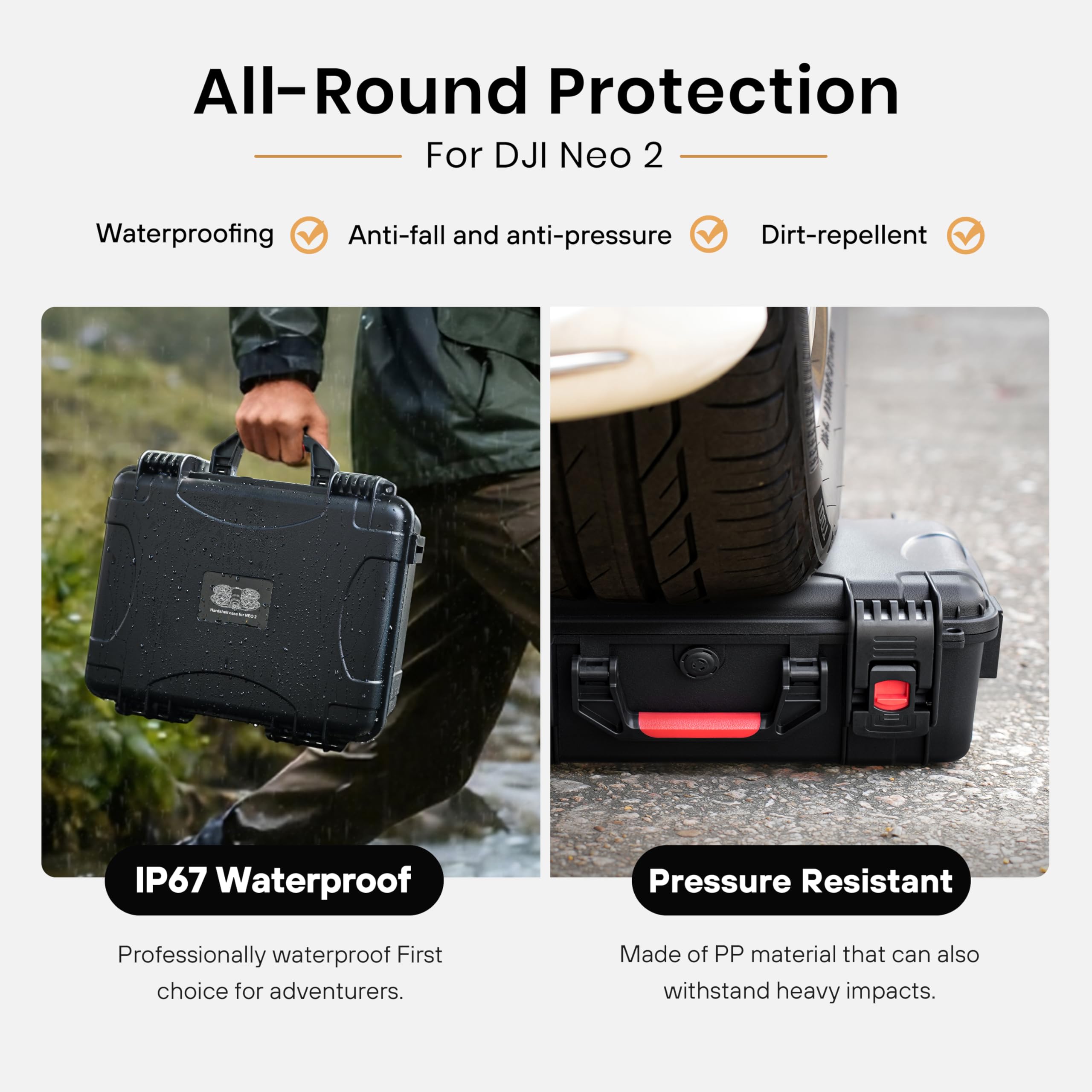 STARTRC Waterproof Hard Carryi - Drone Joystick Cover reseña y precio