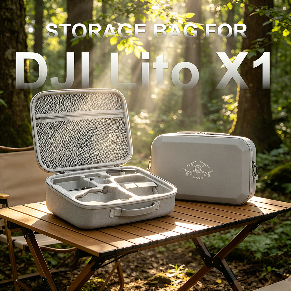 XFJI PU Leather Hard Shell Sho - Drone Hard Shell Case reseña y precio