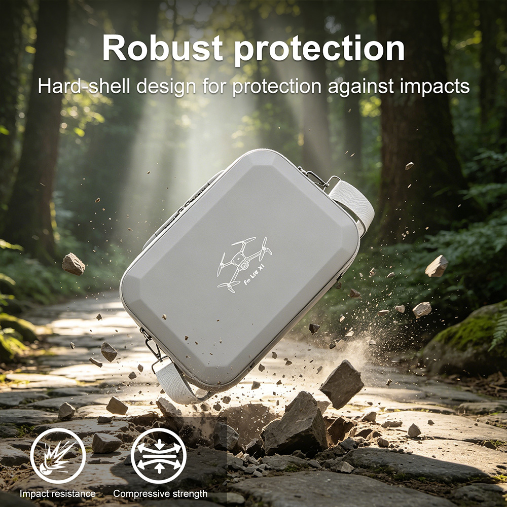 XFJI PU Leather Hard Shell Sho - Drone Hard Shell Case reseña y precio