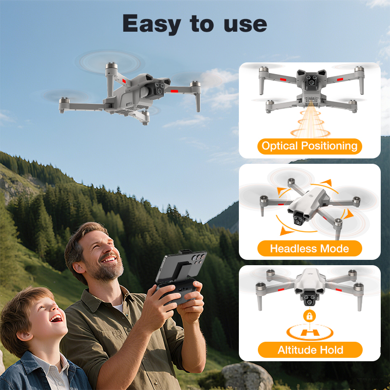 NEW Hot L017 Pro Drone Brushle - Drone Power Bank reseña y precio