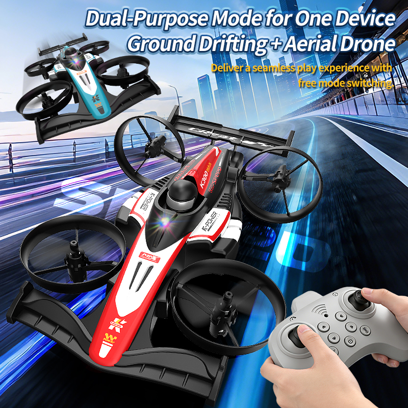 Mini RC Flying Car Transformab - Drone Control Stick reseña y precio