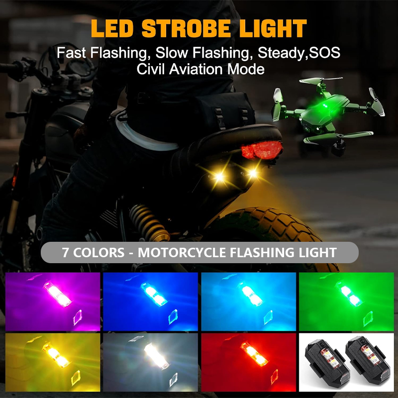 Universal Strobe Light for Mot - Drone Strobe Light reseña y precio