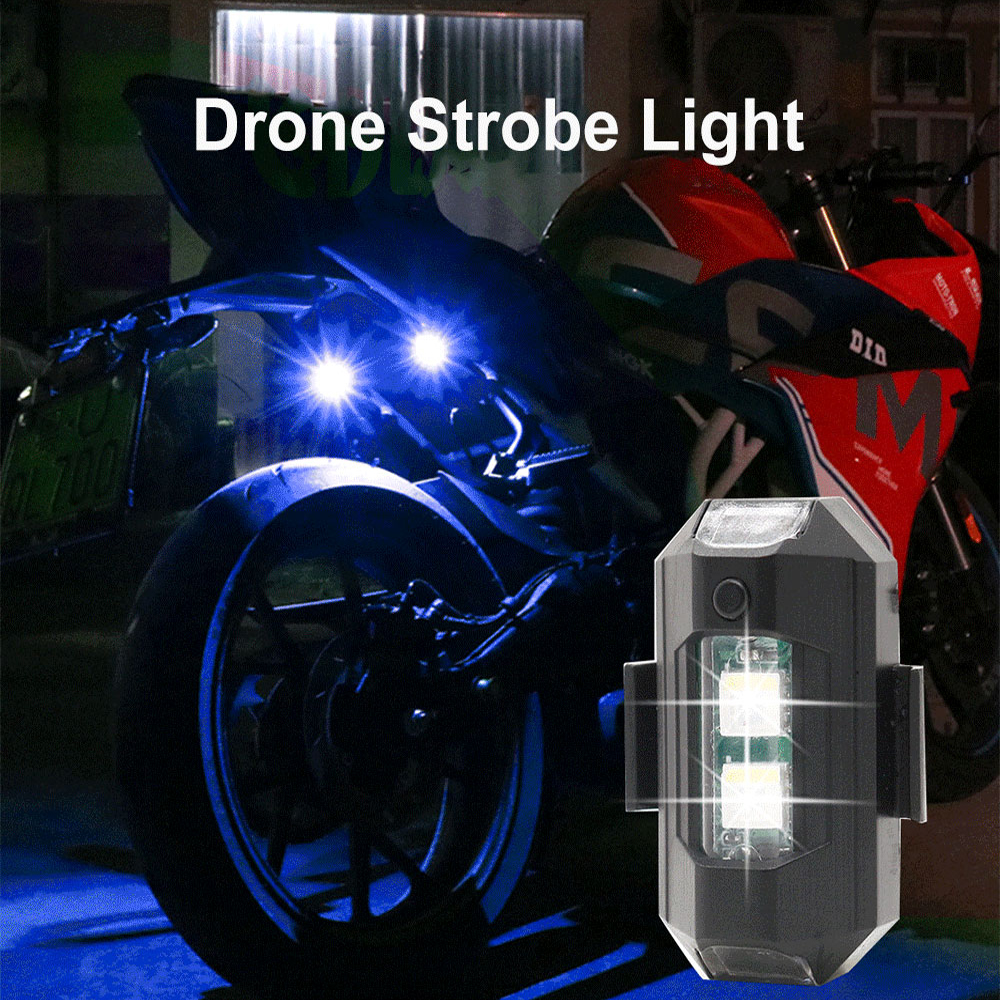Motorcycle LED RGB Warning Lig - Drone Strobe Light reseña y precio