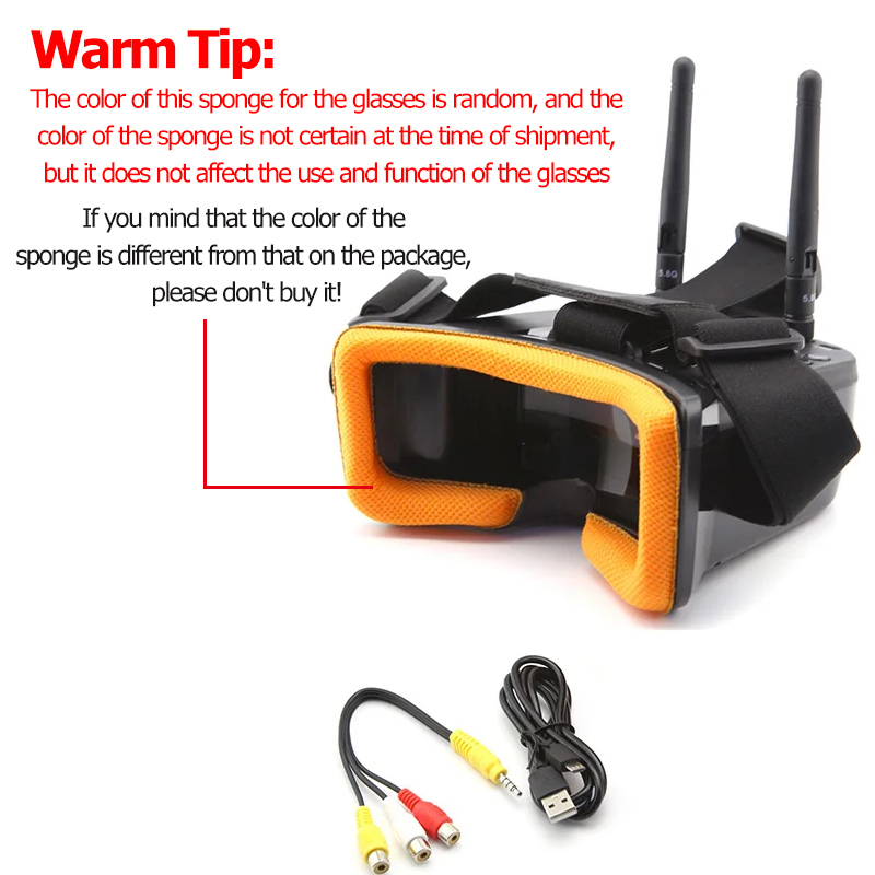VR009 FPV Video Goggles 3Inch  - Drone Controller Screen reseña y precio