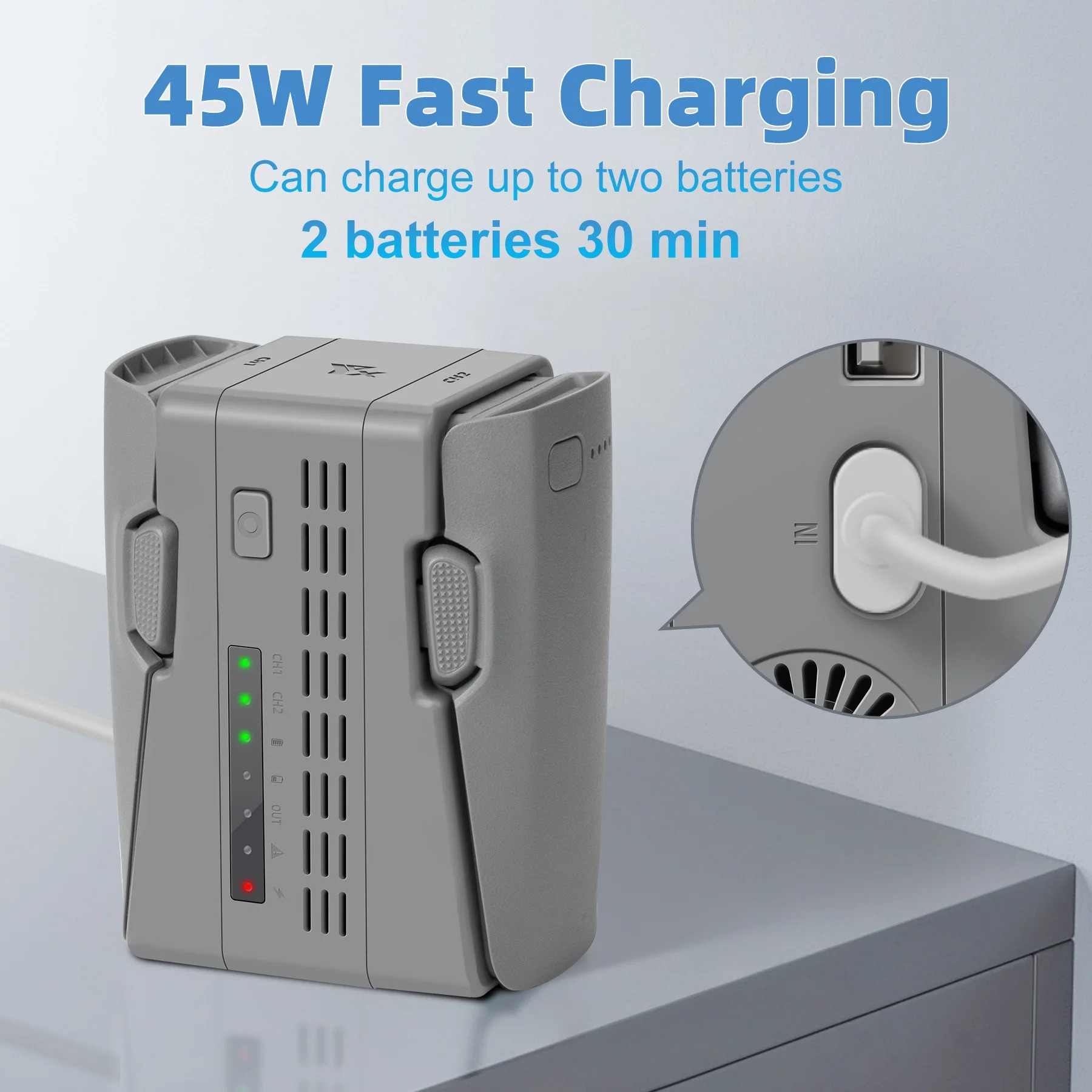 For DJI NEO 2 Drone Dual Batte - Drone Charging Hub reseña y precio