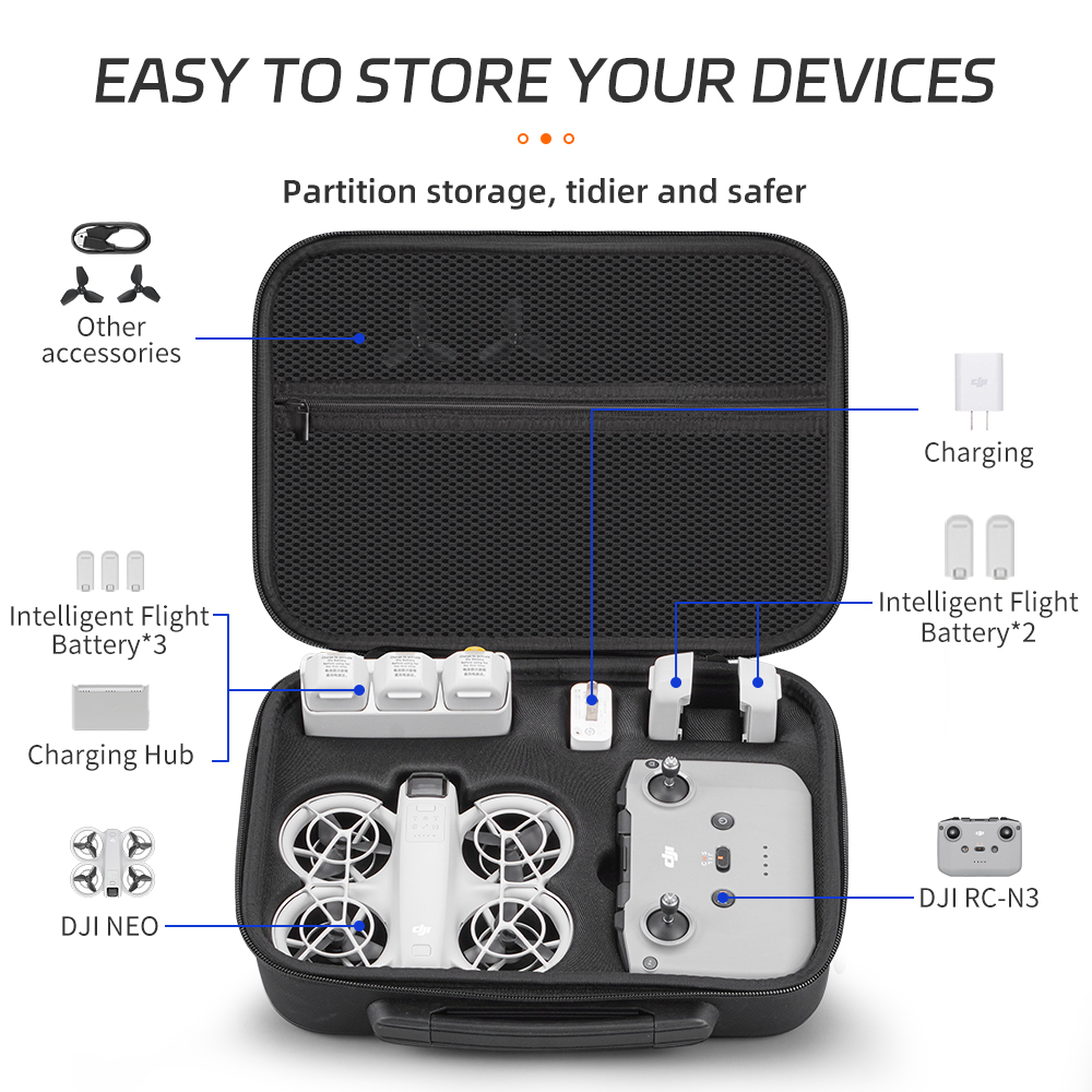 XFJI Carrying Case Compatible  - Drone Carrying Case reseña y precio